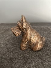 Vintage Metal Small Scotty Dog
