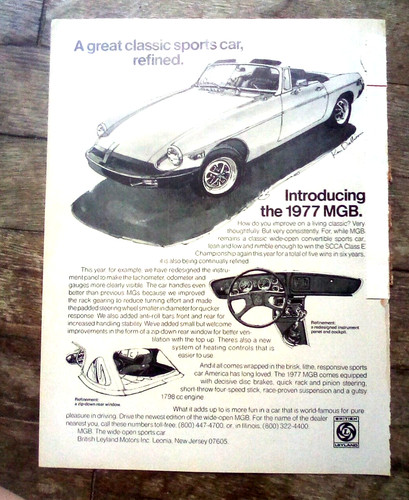 1977 mgb sports car - car, print