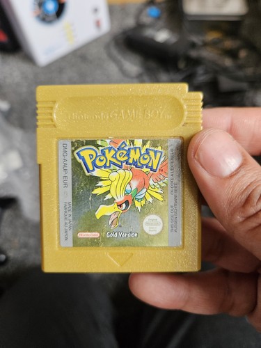 Pokemon gold gameboy cart only - gold,