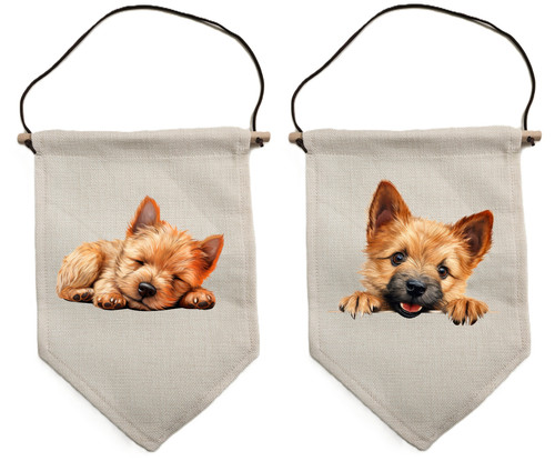 Norwich terrier pennant flag - pennant,