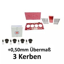 4x pistons + 0.50mm oversize + seal + screws for VW TDI DSR DTS DSU 130050060721 