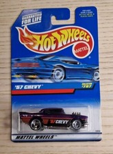Hot Wheels '57 Chevy,  purple, carded