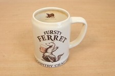 Fursty Ferret - Handcrafted Pottery Ornate Tankard Country Pub Bar Man Cave