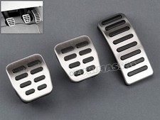 for SEAT LEON TOLEDO IBIZA FABIA OCTAVIA STEEL SPORT PEDAL SET COVERS PADS CAPS