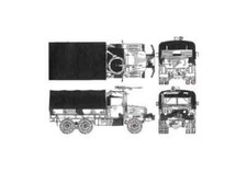 A4 Photo Blueprint am general m35a2 25 ton 01