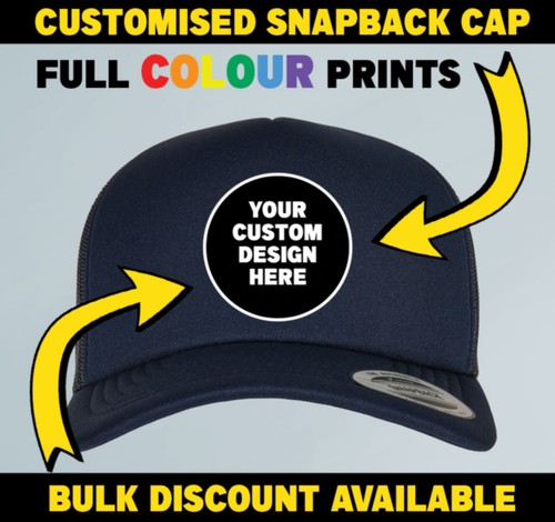 Personalised baseball caps - personalised,