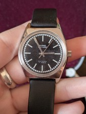 Men's HMT Avinash With A Black Leather Strap, In Good Condition