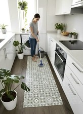 Wipe clean vinyl runner rug - wipe,