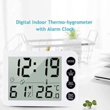 Digital Thermo Hygrometer Weather Station With Alarm Clock Function - NEW -