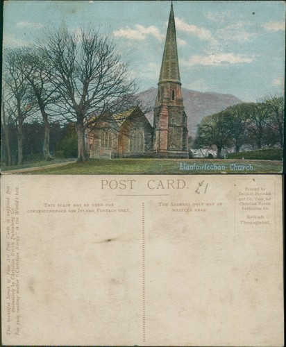 Llanfairfechan church delittle - church,