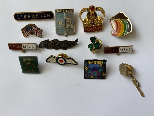 Various old badges - various, badges.
