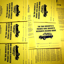 TAXI ACCOUNTS 7 day 53 week LOG BOOK record keeping meter cab driver tax account