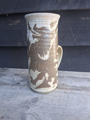 Vintage tregaron pottery jug - tregaron,