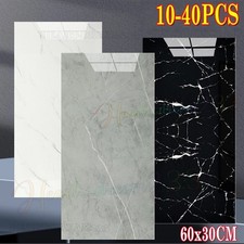 10-40X Self-Adhesive Marble PVC Cladding Wall Panels Stick On Kitchen Bathroom