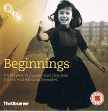 Beginnings - 5 Short Films From Influential Filmmakers - Full Film Promo DVD