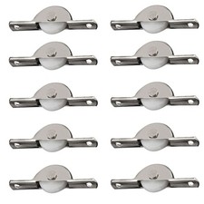 10Pcs Sliding Cupboard Bin Door Roller Cabinet Caster Pulley Wheel WindowRoller◈
