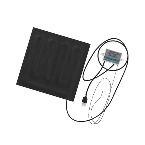 Black heat mat for reptile - black,