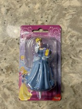 Disney Princess Cinderella Figurine Birthday Candle Cake Topper Decoration