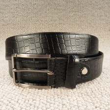 Patent Mens Leather Belt Size