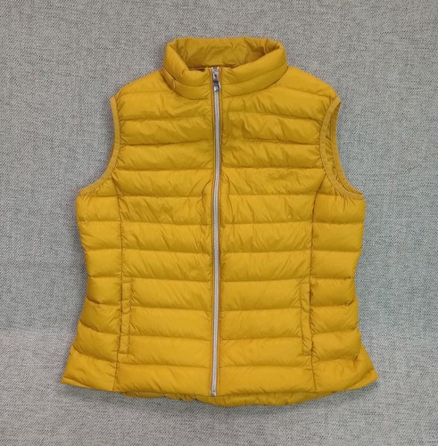 Down feather hooded gilet - feather,
