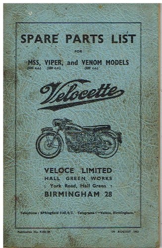 Velocette 350cc viper 500cc - viper,