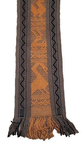 South american handwoven table - american,