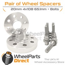 Wheel Spacers (2) & Bolts 20mm