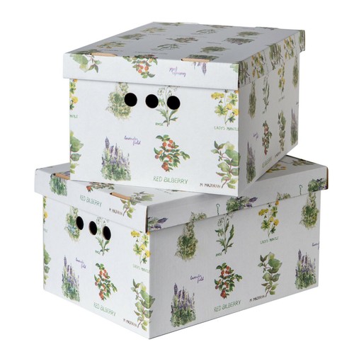 2pc decorative storage boxes - 2pc,
