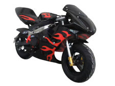 Mini Pocket 49cc Motorcycle Bike ORANGE Moto Racer Petrol Off Road 2 Stroke
