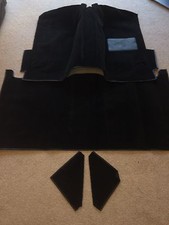 Escort mk2 carpet set black - mk2,