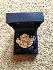 Crummles Hand Painted Port Decanter Label