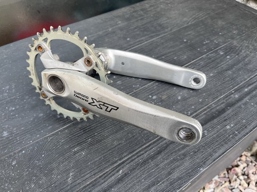 Shimano cranks with - shimano, xt