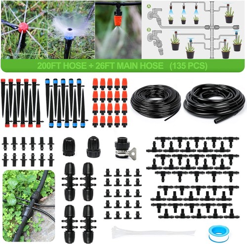 Mixc 68m 226ft drip irrigation - 68m/226ft,