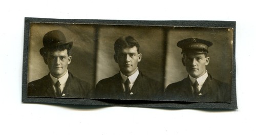 Antique photo booth strip - booth,