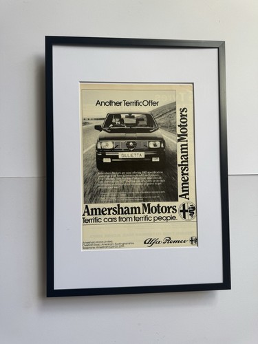 Framed 1983 alfa romeo - framed,