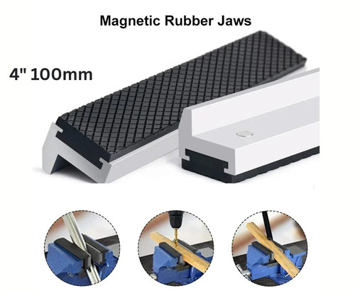 Magnetic vice jaws pair - magnetic,