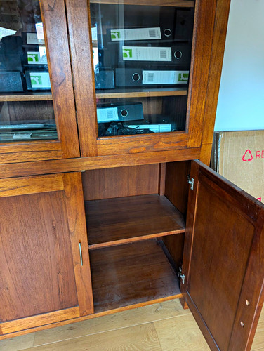 Brown wooden freestanding - wooden,