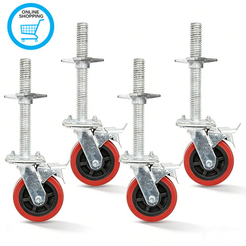 Set casters scaffolding - 4,