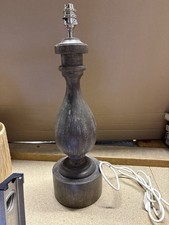 A Pair Of Mango Wood Table Lamps