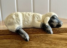 Vintage Shelf Sitter Sheep Lamb Figure Carol Rogers Ceramics Quarry Pots  5”