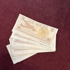 vintage paper air miles
