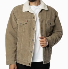67% cotton Levi's Relaxed Fit Sherpa Trucker Jacket RRP £130