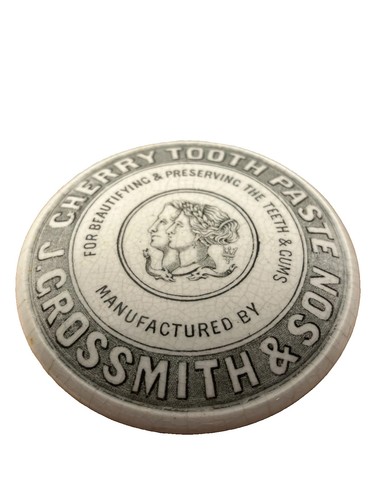Antique pot lid pictorial - antique,