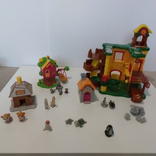 Jungle Puppy in my Pocket bundle -Houses seals, giraffes, turtle families