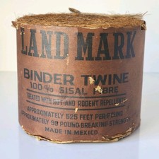 Vintage Land Mark Binder Twine