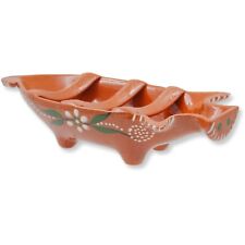 Hand-Painted Terracotta Pig-Shaped Sausage Roaster - Made in Portugal