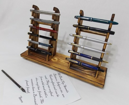 Pen stand rack holder desk - , top
