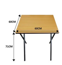 Exam Table Folding Exam Desk Class Room Computer Study Table with Laminated Top