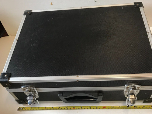 Aluminium flight carry case - aluminium,