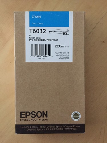 Genuine epson ink - -, cyan